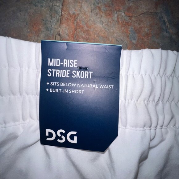 DSG Womens Stride Skort Pure White Medium - Picture 7 of 9